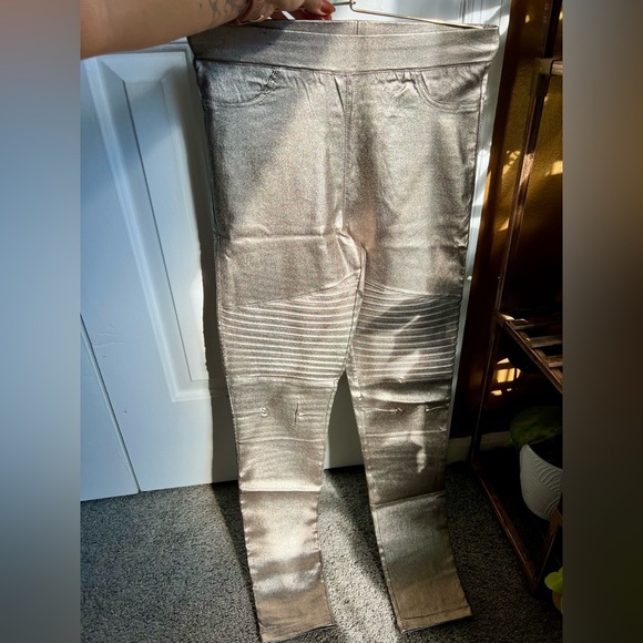 Nordstrom Champagne Gold Leggings - Picture 5 of 8